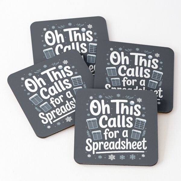 Item preview, Oh This Calls For A Spreadsheet Funny Office Winter designed and sold by AniArtPL.