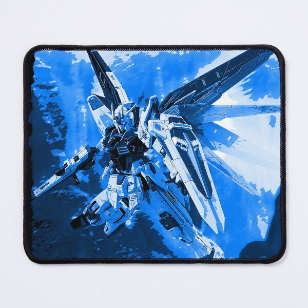Item preview, blue freedom gundam seed illustration designed and sold by sabartgunpla.