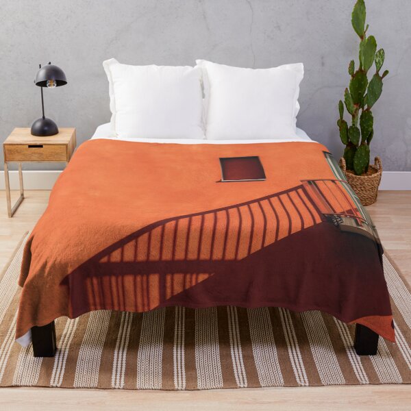 Item preview, Sunlit orange wall balcony designed and sold by anytka.