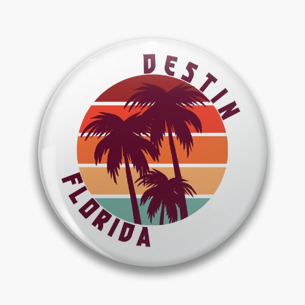 Item preview, Destin Florida Retro Sunset Shirt, Vintage Beach Graphic Tee, Coastal Vacation T-Shirt, Summer Travel Destination Design designed and sold by Rida Faiz.