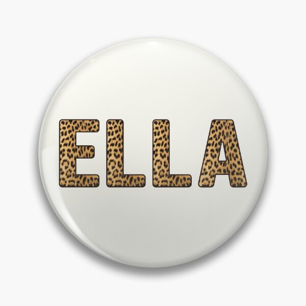 Item preview, Ella Name Leopard Print designed and sold by Jeallan Designs.
