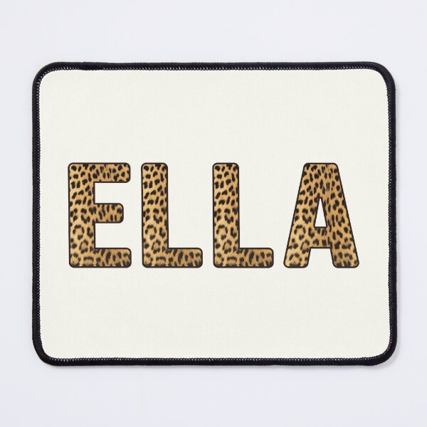 Item preview, Ella Name Leopard Print designed and sold by Jeallan Designs.