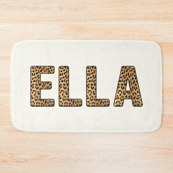 Item preview, Ella Name Leopard Print designed and sold by Jeallan Designs.