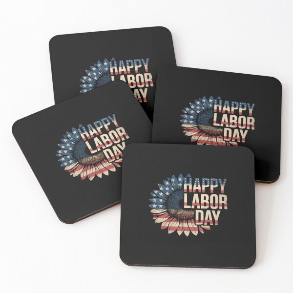 Item preview, Sunflower Happy Labor Day Patriotic designed and sold by StephenDDArt.