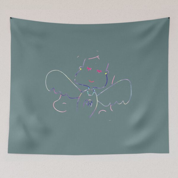 Item preview, Psychedelic Cannabis Leaf Graphic Tee designed and sold by grace0green.