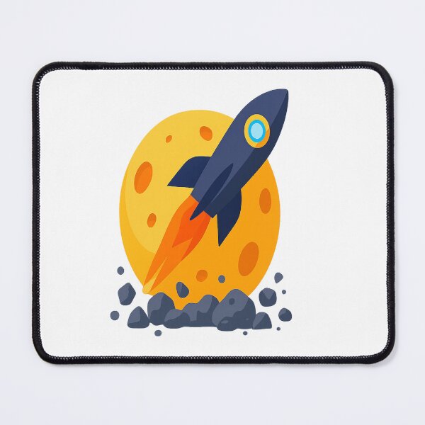 Item preview, Cute Rocket Ship Adventure | Kids Space Cartoon | Transparent PNG Design designed and sold by TrendMixDesigns.