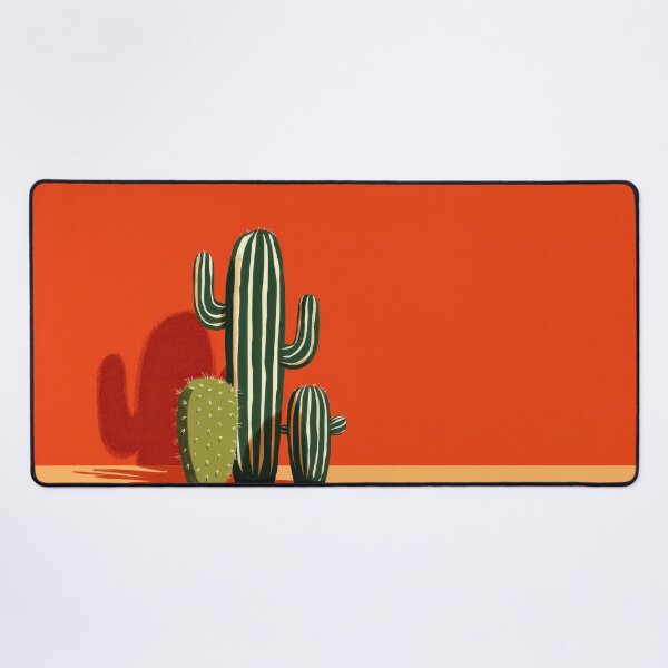 Item preview, Bright cacti on vivid backdrop designed and sold by anytka.