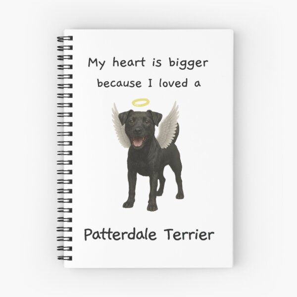 Item preview, My heart is bigger because I loved a patterdale terrier black with ears down designed and sold by RennlyDesigns.