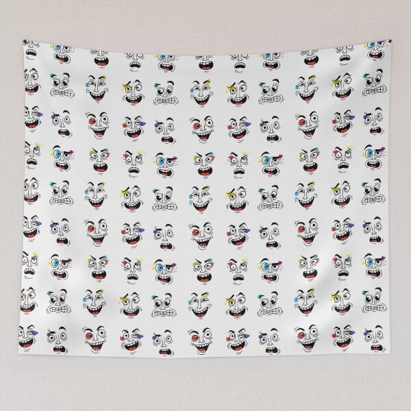 Item preview, Quirky Doodle Laughs — Playful Funny Faces Art designed and sold by fadilow.