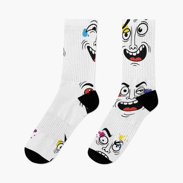 Item preview, Quirky Doodle Laughs — Playful Funny Faces Art designed and sold by xmoudx.