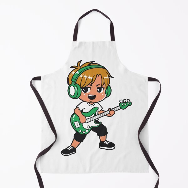 Item preview, Boy Playing Green Electric Guitar designed and sold by vicky85076.