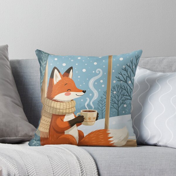 Item preview, Ikigai red fox and a cuppa designed and sold by Ponted.