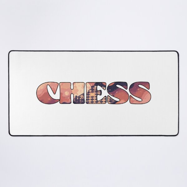 Item preview, Retro Chess Letters Design designed and sold by ByAurafy.