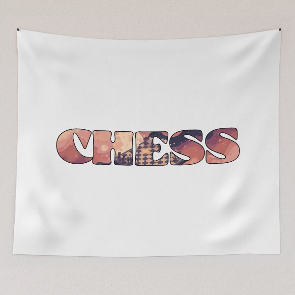 Item preview, Retro Chess Letters Design designed and sold by ByAurafy.