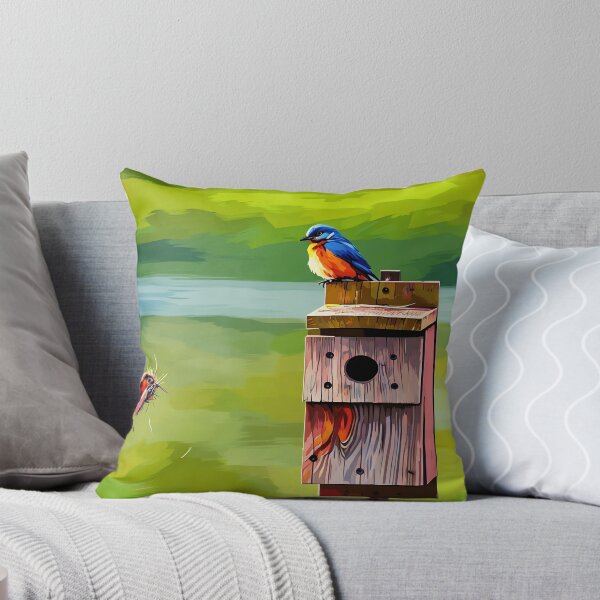 Item preview, Bluebirds Nesting designed and sold by tomorrowsart.