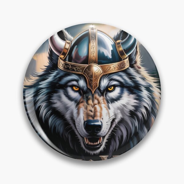 Artikelvorschau, Wikingerwolf entworfen und verkauft von Jurand Creations.