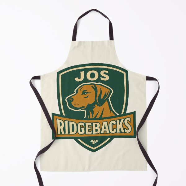 Item preview, Jos Ridgebacks – Retro Dog Mascot Logo, Nigerian City Pride Sports Emblem designed and sold by astersgraphics.