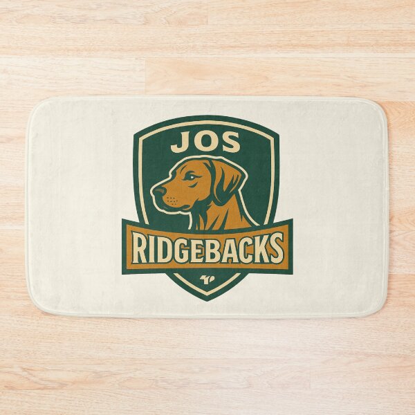 Item preview, Jos Ridgebacks – Retro Dog Mascot Logo, Nigerian City Pride Sports Emblem designed and sold by astersgraphics.