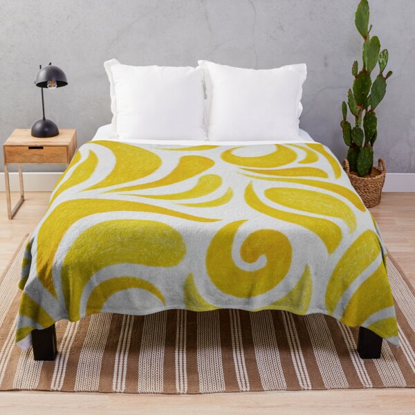 Item preview, Yellow swirl pattern designed and sold by anytka.