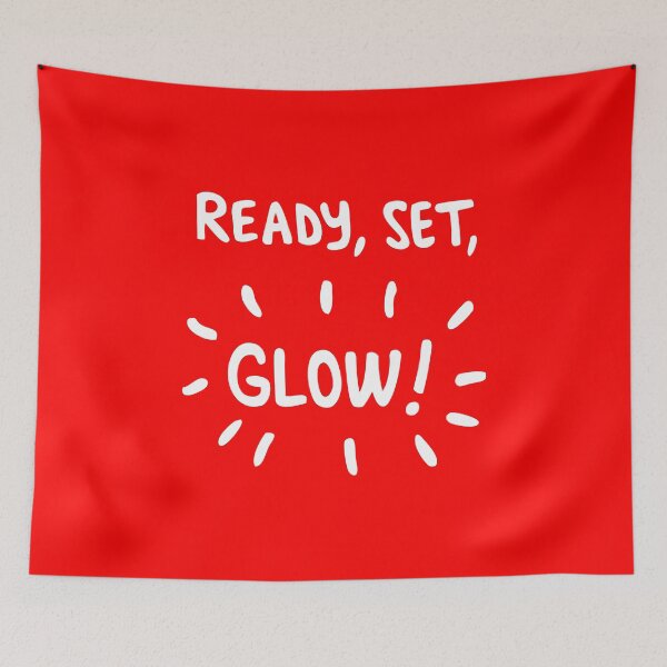 Item preview, Festive Ready Set Glow Holiday Party Art designed and sold by monikko.