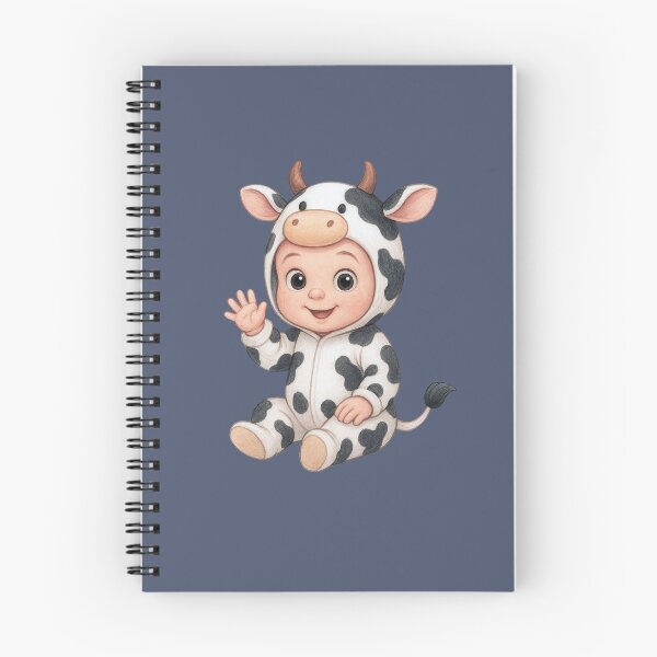 Item preview, Baby in Cow Costume designed and sold by Black-WhiteFUN.