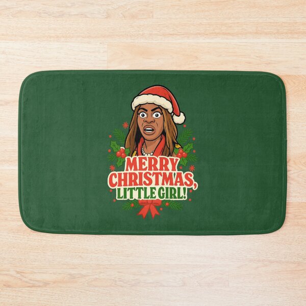 Item preview, Merry Christmas, Little Girl! – Mary Cosby Holiday Quote Design designed and sold by GirlyPopped.