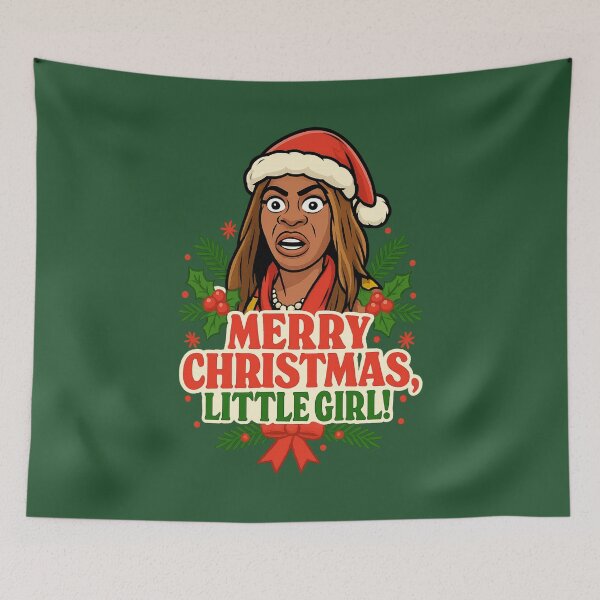 Item preview, Merry Christmas, Little Girl! – Mary Cosby Holiday Quote Design designed and sold by GirlyPopped.