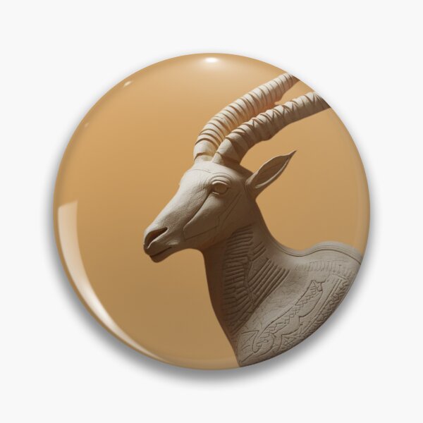 Item preview, Gazelle Relief — Desert Identity Symbolic Art Print designed and sold by SavannaStrikes.