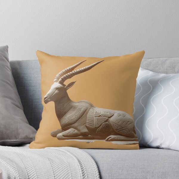 Item preview, Gazelle Relief — Desert Identity Symbolic Art Print designed and sold by SavannaStrikes.