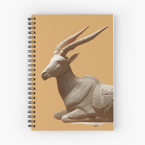 Item preview, Gazelle Relief — Desert Identity Symbolic Art Print designed and sold by SavannaStrikes.