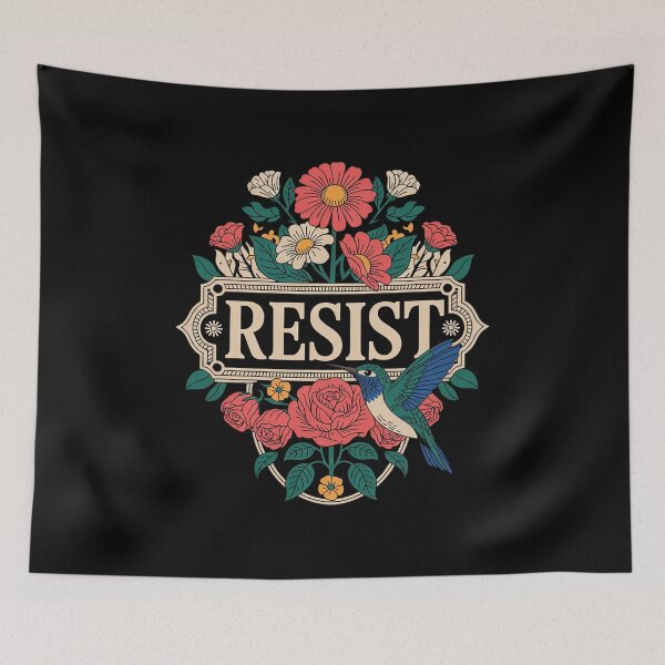 Item preview, Resist Floral Protest Trump Anti Trump  designed and sold by KotexTemu.