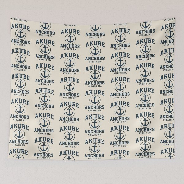 Item preview, Akure Anchors Athletic Division Retro Anchor Emblem – Nautical Sports Team Design designed and sold by astersgraphics.