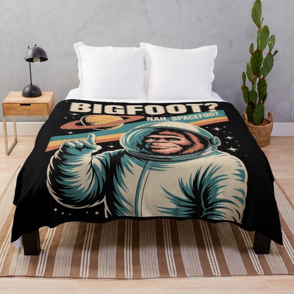 Item preview, Bigfoot Nah, Spacefoot Astronaut Sasquatch Space Foot designed and sold by BeetleMalon.