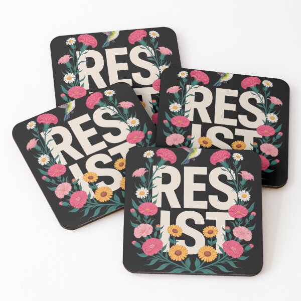 Item preview, Resist Floral Resistance Activists Feminists  designed and sold by KotexTemu.