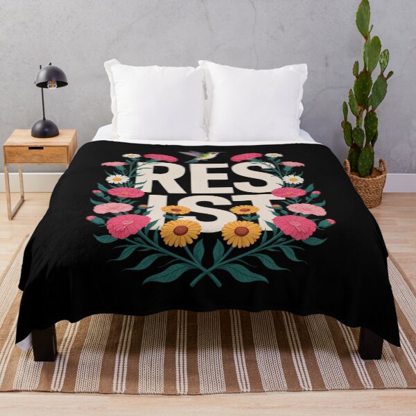 Item preview, Resist Floral Resistance Activists Feminists  designed and sold by KotexTemu.