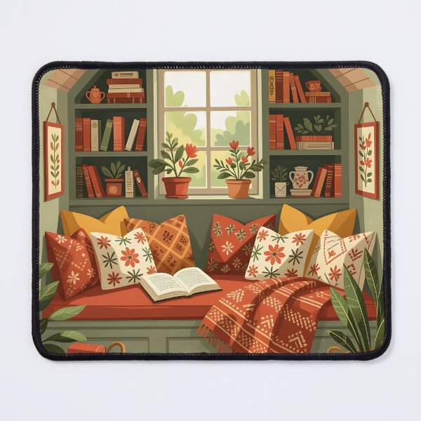 Item preview, A cozy, hygge-inspired reading nook designed and sold by Ponted.