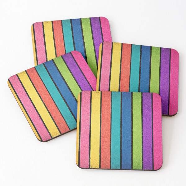 Item preview, Vivid stripes on dark bg designed and sold by anytka.