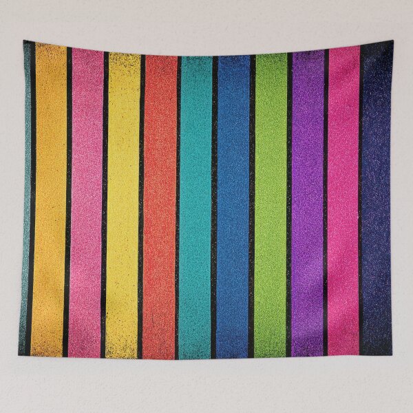 Item preview, Vivid stripes on dark bg designed and sold by anytka.