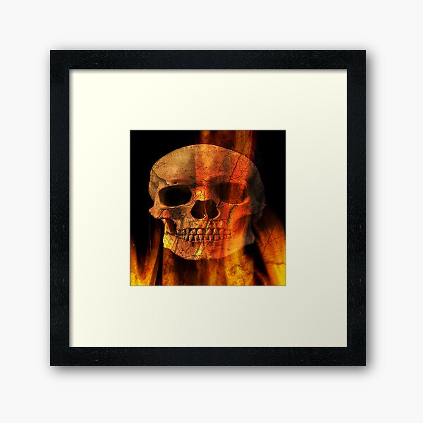 Skull Framed Art Print