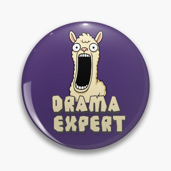 Item preview, Drama Expert Llama – Funny Reaction Meme Art designed and sold by Ivy-Triggs.