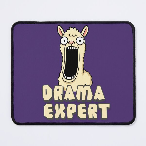 Item preview, Drama Expert Llama – Funny Reaction Meme Art designed and sold by Ivy-Triggs.