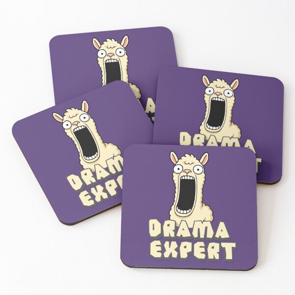 Item preview, Drama Expert Llama – Funny Reaction Meme Art designed and sold by Ivy-Triggs.