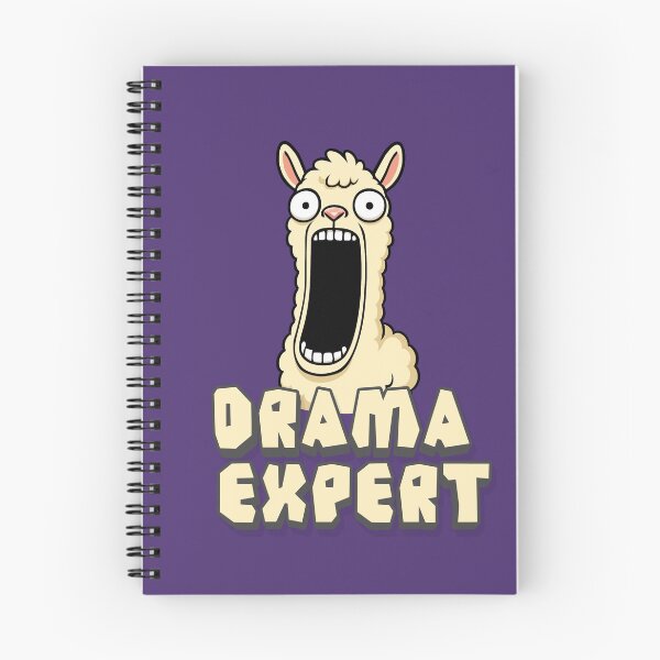Item preview, Drama Expert Llama – Funny Reaction Meme Art designed and sold by Ivy-Triggs.