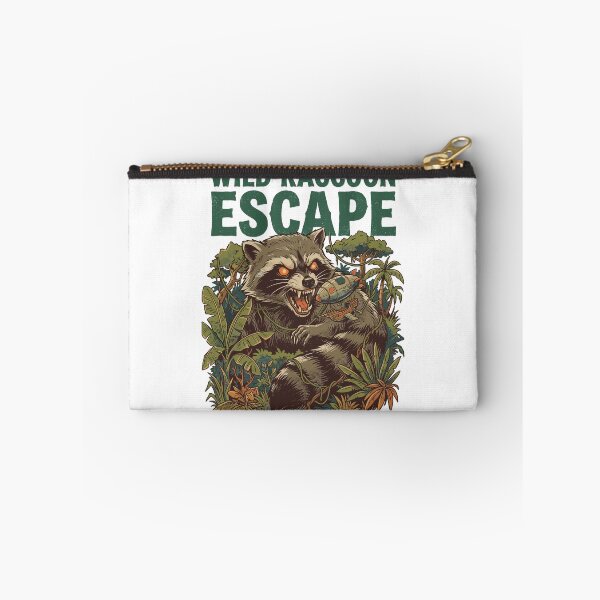 Artikelvorschau, Wild Raccoon Escape – Furious Retro Jungle Adventure T-Shirt entworfen und verkauft von Brudy-R.