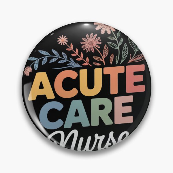 Item preview, Floral Acute Care Nurse AC Nurse Acute Care Crew  designed and sold by KotexTemu.