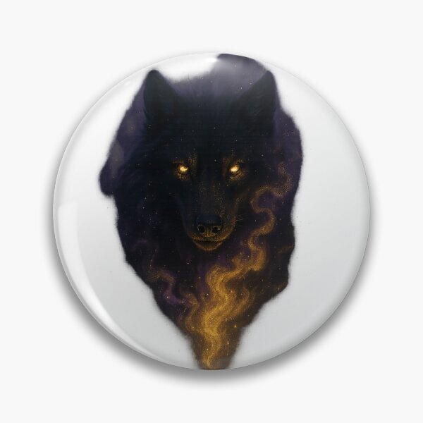 Item preview, Mystic Smoke Wolf – Glowing Spirit Beast designed and sold by SarahsSZN.