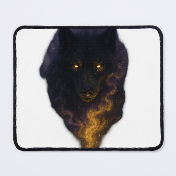 Item preview, Mystic Smoke Wolf – Glowing Spirit Beast designed and sold by SarahsSZN.