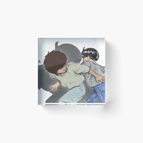 Item preview, Akira vs Sakaki - Iconic Fight Scene Manga Style Transparent Background designed and sold by Keltoi-art.