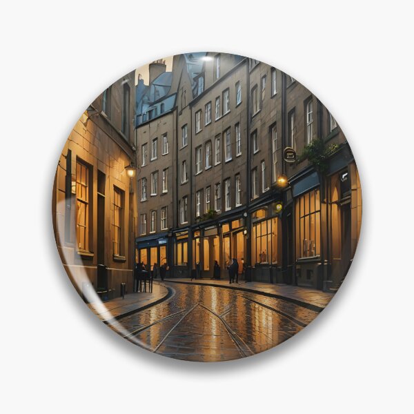 Item preview, Edinburgh street at night designed and sold by Ponted.