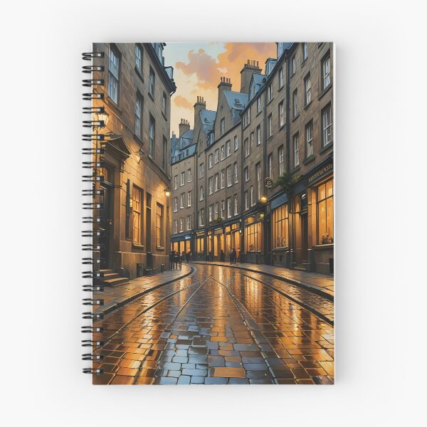 Item preview, Edinburgh street at night designed and sold by Ponted.